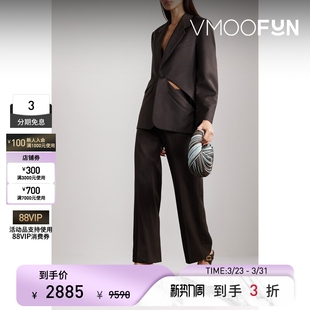 季 秋冬女挖剪羊毛斜纹布西装 末折扣 ESBER 外套 CHRISTOPHER