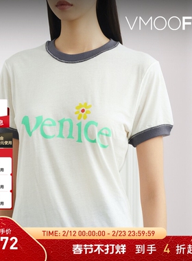 【折扣】ERL Venice女士印花棉质平纹布T恤