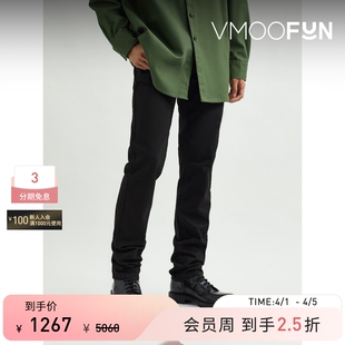 牛仔裤 Raf Simons 男中腰修身 休闲裤