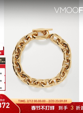 【新年礼物】Paco  Rabanne 秋女金色粗链项链