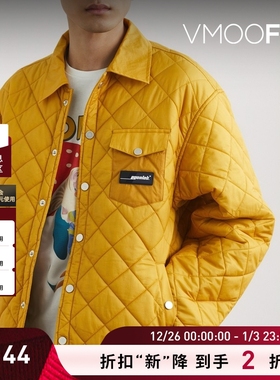 【折扣】EGONLAB 秋冬男宽松绗缝软壳面料外套