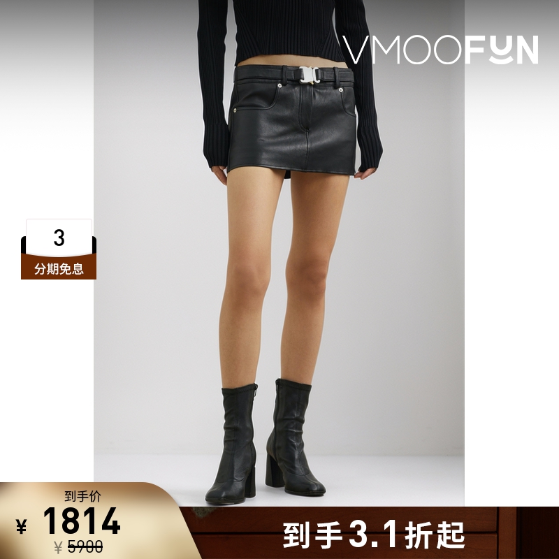 【折扣】1017 ALYX 9SM 女配腰带皮革迷你半身裙