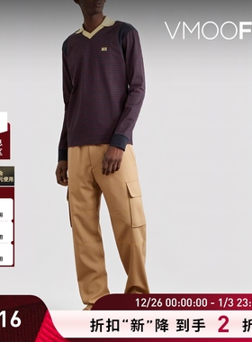 【折扣】Wales Bonner男修身条纹棉质Polo衫