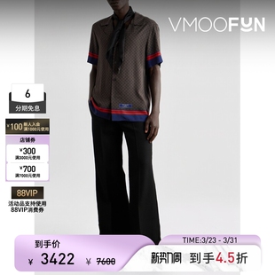 衬衫 BALMAIN 早春男条纹府绸短袖