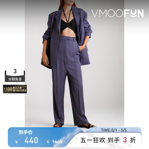 ANNA QUAN春夏女棉质混纺短款上衣