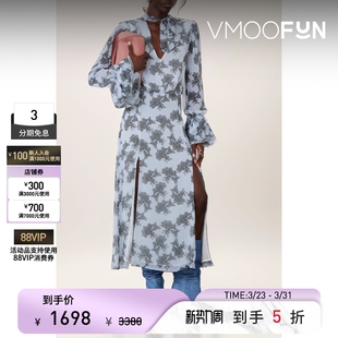 ROTATE Christensen春夏女士花卉印花雪纺连衣裙 Birger