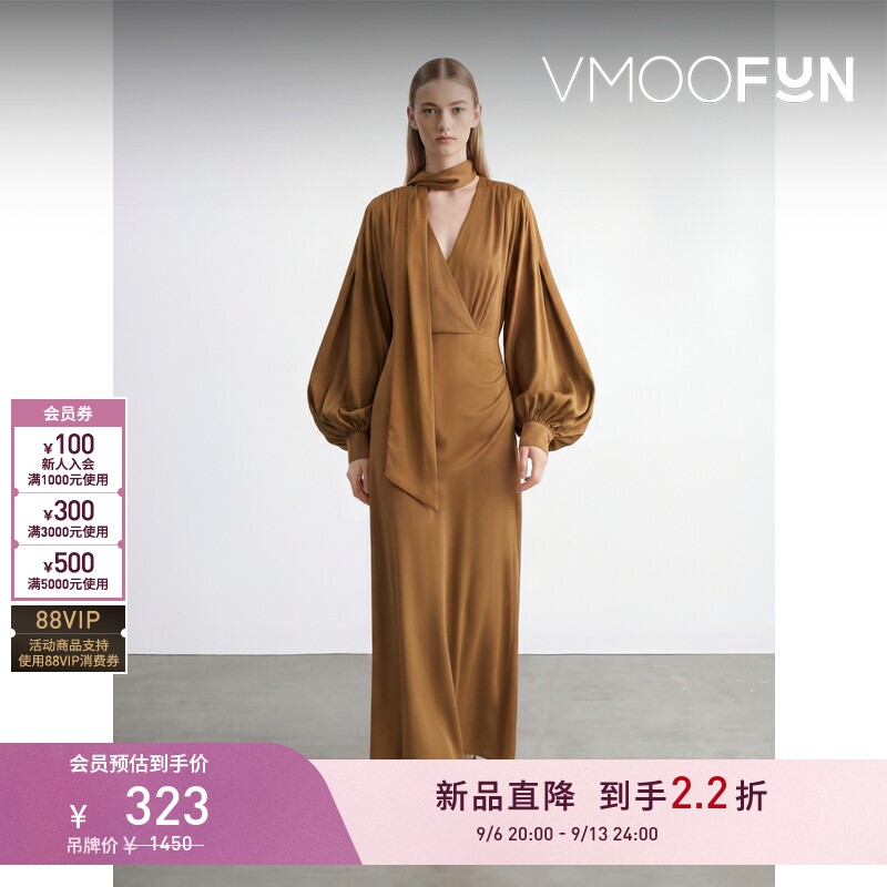 【春夏新品】&OTHER STORIES围巾式长款连衣裙图片
