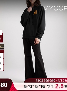 【折扣】Raf Simons 早春男大廓形刺绣棉质连帽卫衣