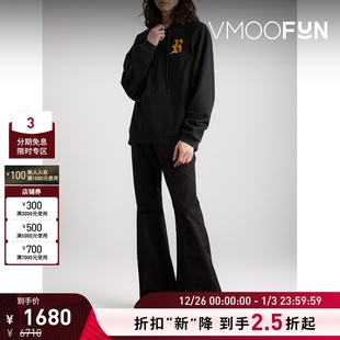 Simons Raf 早春男大廓形刺绣棉质连帽卫衣 折扣再降