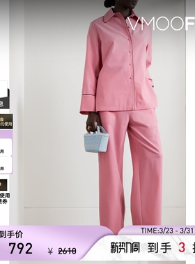 Sleeper 夏季女芭比粉色绉纱宽松睡裤