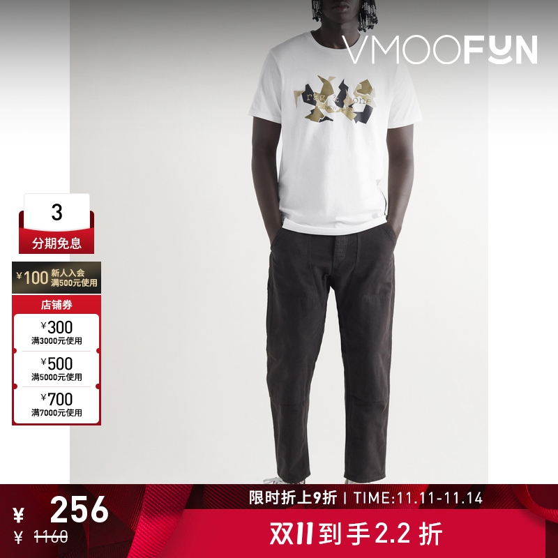 【限时折上9折】Rag＆Bone 春夏男女同款品牌标志印花棉质T恤