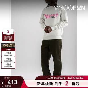 Boys Billionaire Club男宽松印花圆领棉质卫衣 折扣