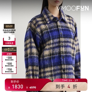 【38焕新周】Ader Error 秋冬女格纹混纺外套