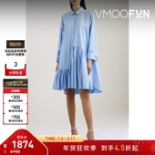 长袖 连衣裙 Almeida 女士多巴胺不对称衬衫 折扣 Marques