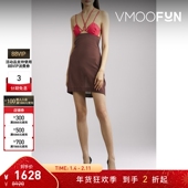 Nensi 折扣 Dojaka女美拉德挖剪棉质迷你连衣裙