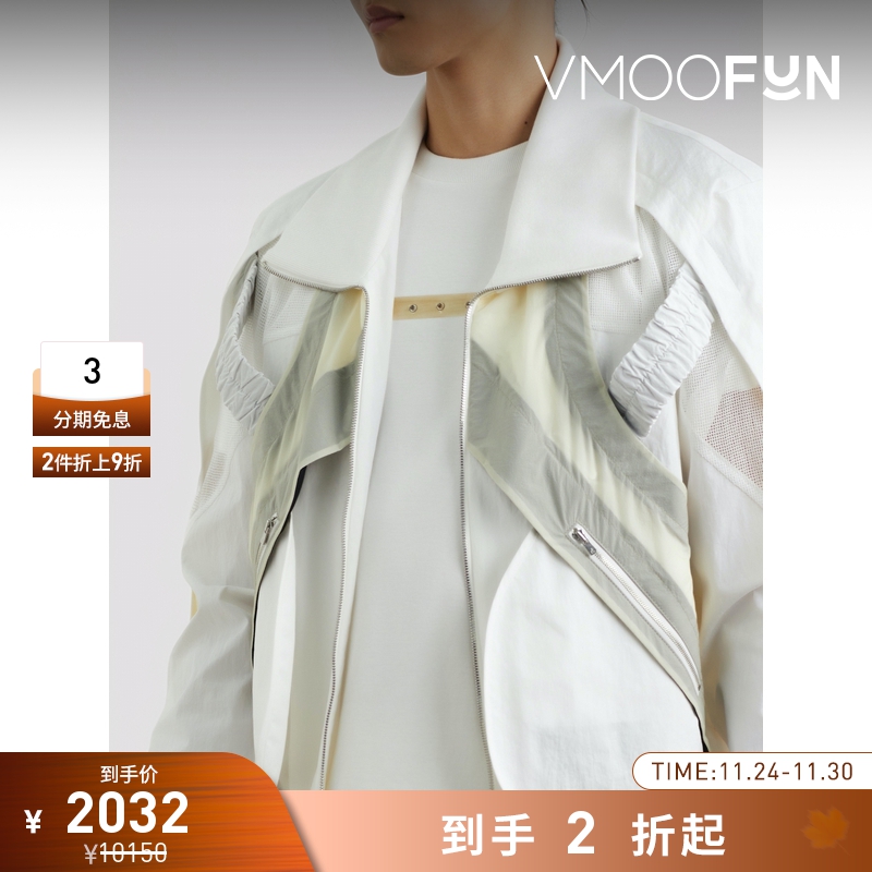 【折扣再降】CARNET-ARCHIVE男拼接格子布夹克