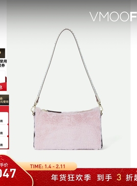 【新年礼物】MANU atelier（服饰）女士人造羊毛皮皮革手提包