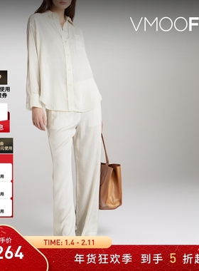 【折扣】VICTORIA BECKHAM 女白色知性莫代尔衬衫