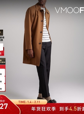 【折扣】Officine Générale男士条纹棉麻混纺长袖T恤