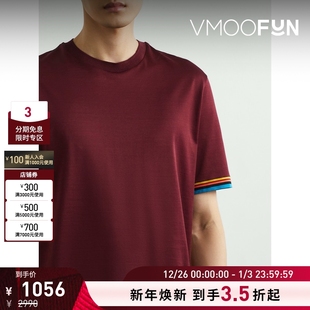 Smith Paul 春夏男美拉德条纹棉质T恤 折扣