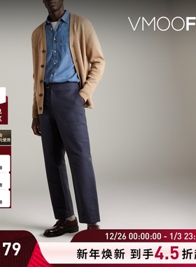 【折扣】Officine Generale 夏季男简约蓝色修身衬衫