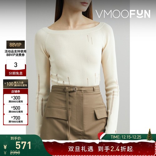 【折扣】The World is Your Oyster 女弹力针织上衣