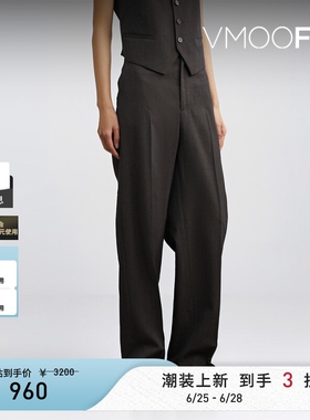 【反季特惠】FILIPPA K 秋冬女简约绵羊毛混纺锥形裤休闲裤