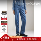 折扣 经典 款 Rag＆Bone 女高腰直筒牛仔裤