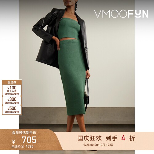 【折扣】BY MALENE BIRGER春夏女士露肩罗纹混纺上衣