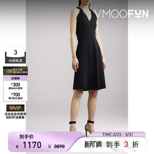 春夏女拧绕式 YANG 真丝中长连衣裙 GUI SAMUEL