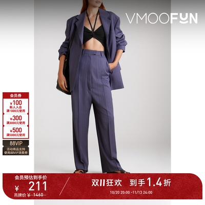 【D11折扣】ANNA QUAN春夏女棉质混纺短款上衣
