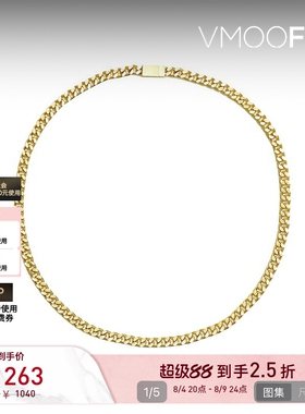 【七夕礼物】NUMBERING 女精美黄铜镀金细链项链