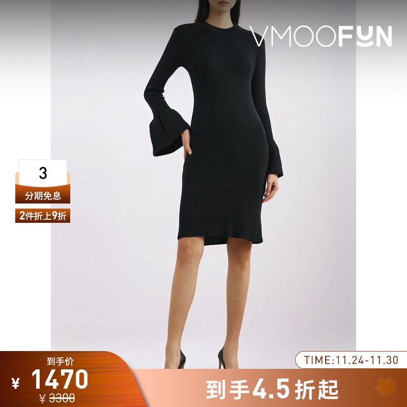 【折扣】Marques' Almeida 女士罗纹针织棉质迷你连衣裙