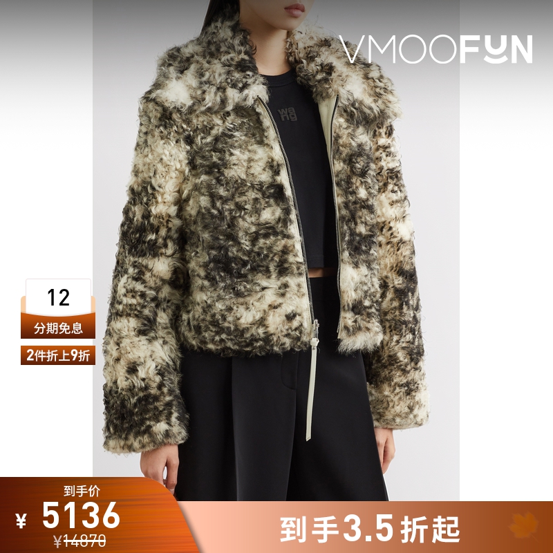 【折扣】SHOREDITCH SKI CLUB 女正反两穿羊毛皮短外套