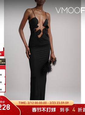 【折扣】CHRISTOPHER ESBER 夏季女弹力平纹布连衣裙