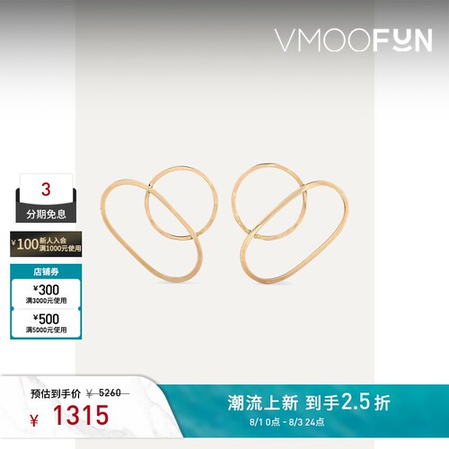 【礼物】Melissa Joy Manning 女14K金耳环
