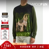 宽松印花羊毛针织衫 秋冬男士 折扣 Undercover