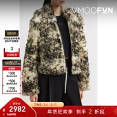 折扣 SHOREDITCH SKI CLUB 女正反两穿羊毛皮短外套