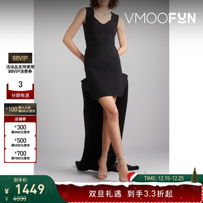 【折扣】Herve Leger 早春女绷带黑色上衣