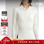 Juun.J 折扣 女士秋冬带缀饰罗纹针织上衣