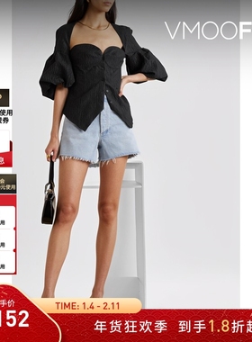 【折扣】Rosie Assoulin 女露背泡泡纱上衣