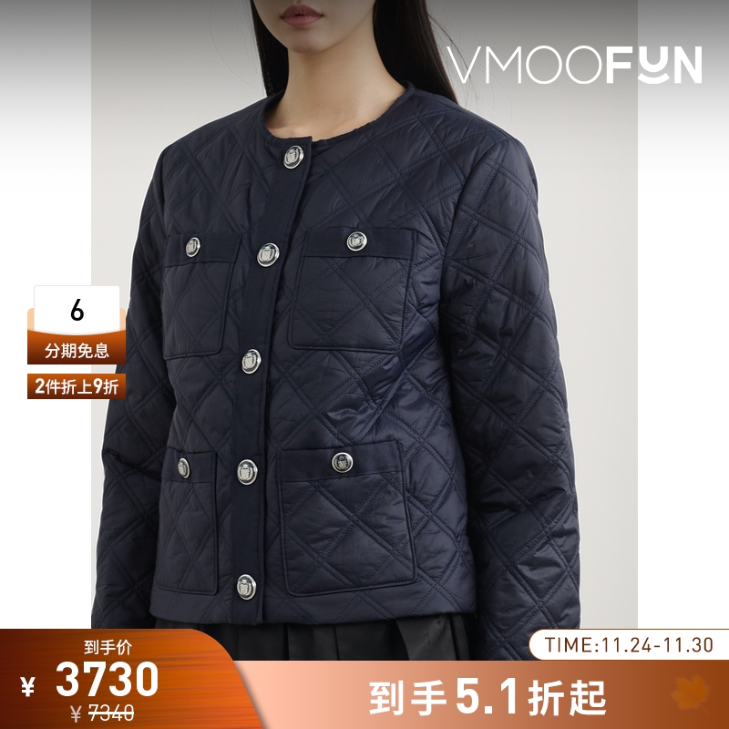 【折扣】Veronica Beard 秋冬女绗缝带填充物软壳面料外套