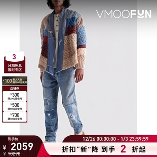 男士 LAUREN GREG 复古做旧棉质长裤 折扣再降