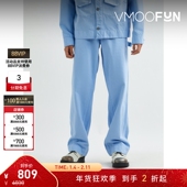 LIFE男印花中腰直筒牛仔裤 折扣 OBJECTS