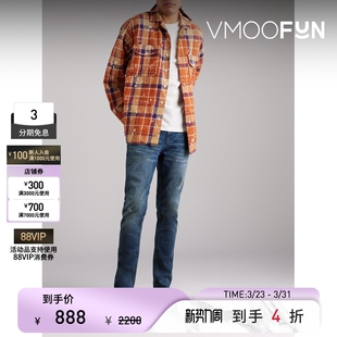 复古别致靛蓝色调紧身靛蓝色牛仔裤 Rag＆Bone 男士