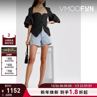 Assoulin Rosie 女露背泡泡纱上衣 折扣