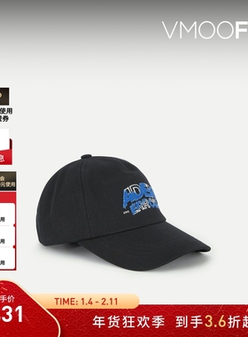 【折扣】Ader Error女士刺绣棉质斜纹布棒球帽