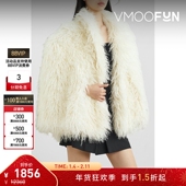 TOGA 折扣 冬女披风效果人造皮草外套