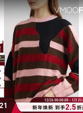 【折扣】The World is Your Oyster 秋冬女针织马海毛混纺毛衣