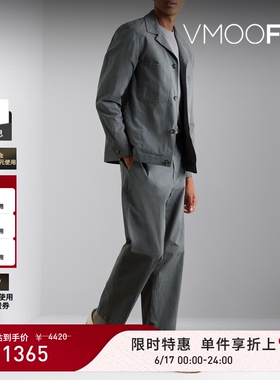 【限时折上9折】Officine Generale秋冬男士棉质混纺衫式外套夹克